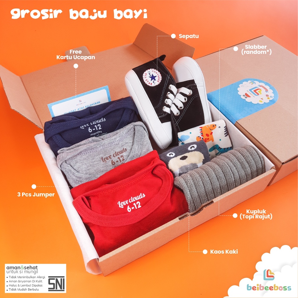 HAMPERS BAYI BABY BOY / GIRL NEWBORN PEREMPUAN dan LAKI LAKI