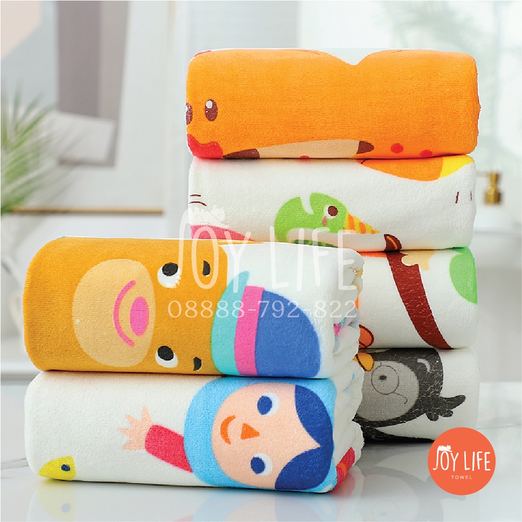 Handuk mandi microfiber 50cmx100cm / handuk anak / handuk baby motif cute tebal dan lembut