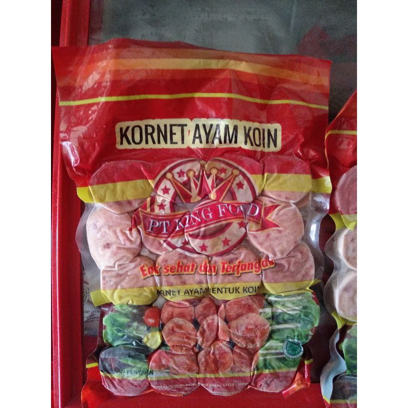 

King kornet koin ayam 450g