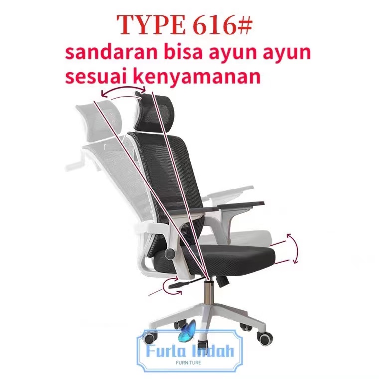 kursi kantor kursi kerja kursi manager TYPE 616#