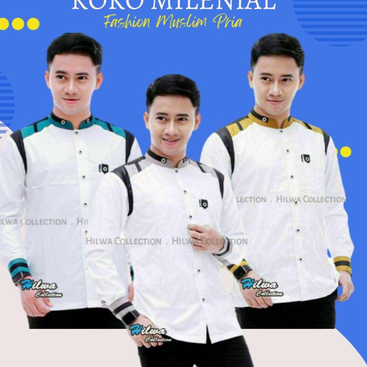 koko hadroh pria | koko hadroh lengan panjang | seragam hadroh az zahir | baju koko dewasa | baju ko
