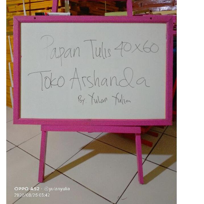 

to✲Ready➫ papan tulis 40x60 white board +standing gratis spidol dan penghapus 33