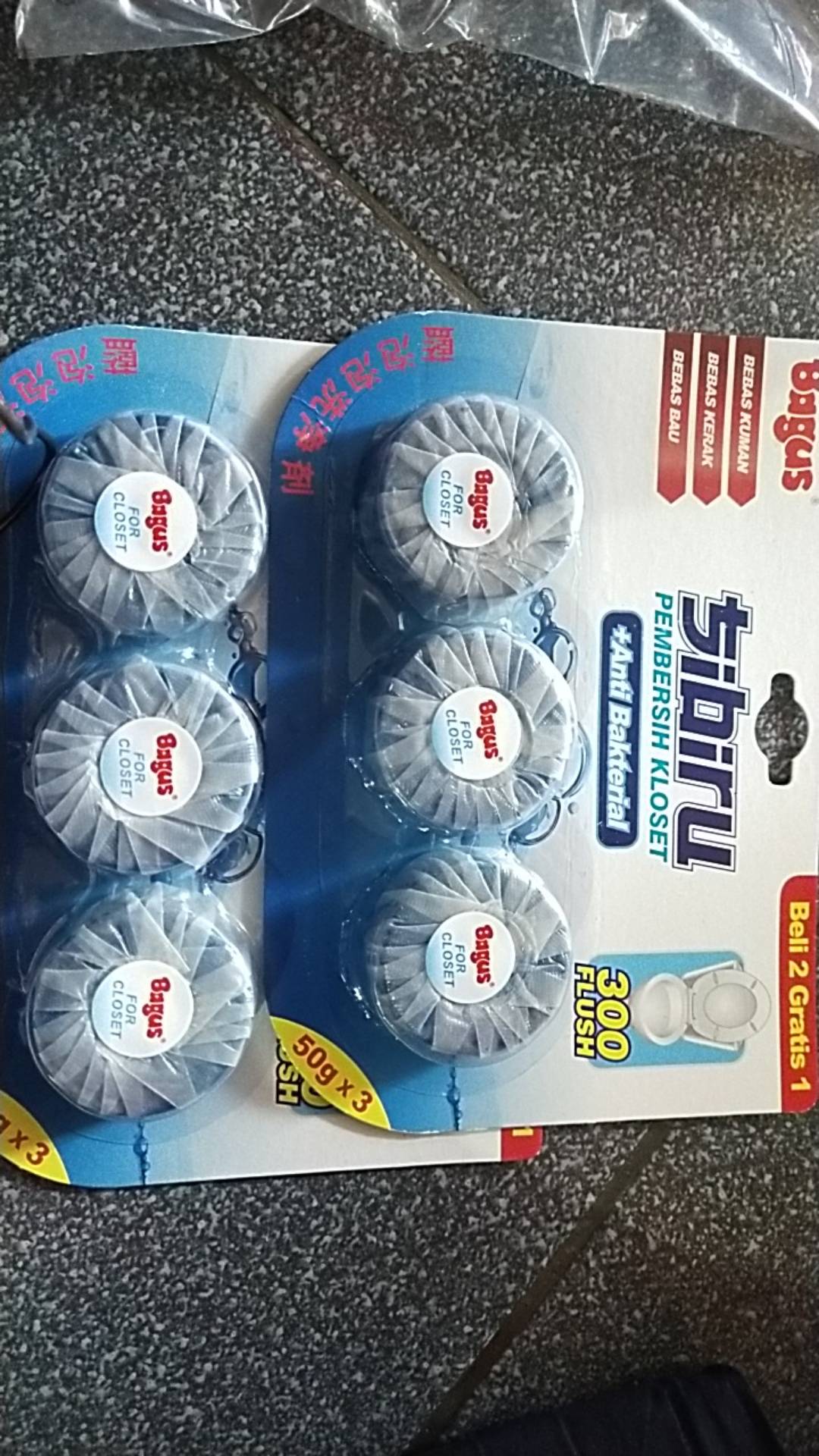 Bagus Si Biru Pembersih Kloset + Anti Bacterial