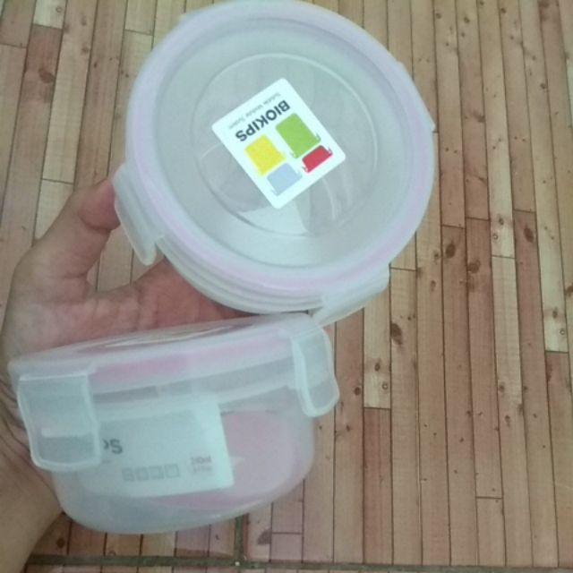 Komax Biokips Pink Bulat 240 Ml Air & Water Tight