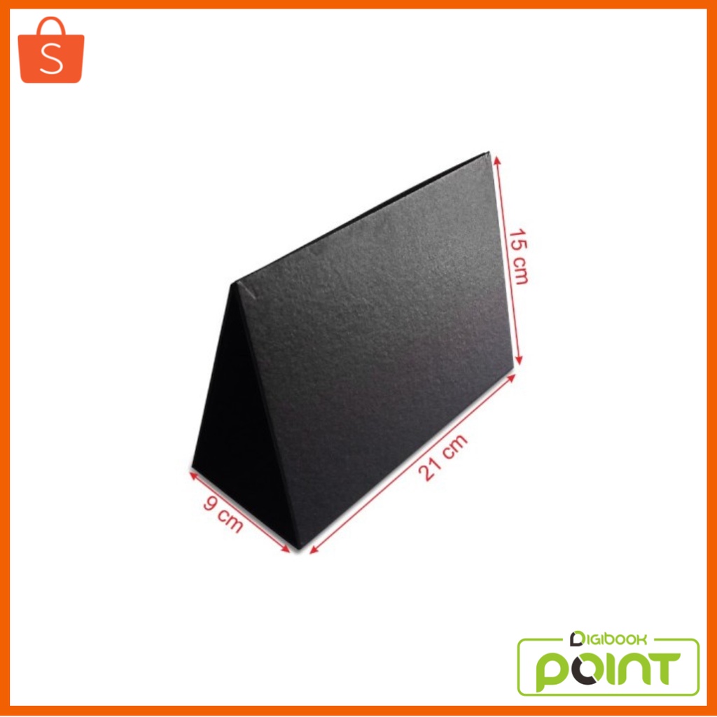 

Tatakan Kaki Kalender Meja Bahan Linen - Hard Cover Ukuran 21x15 cm Hitam