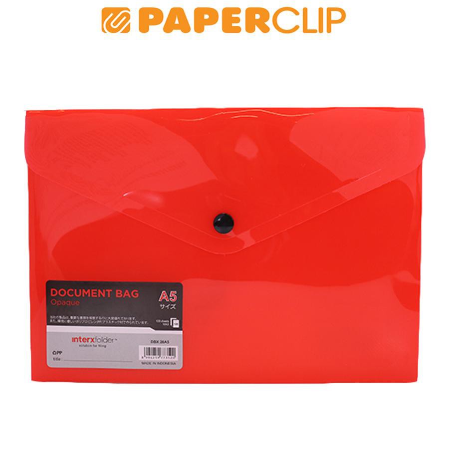 

SMART POCKET INTERXFOLDER OPAQUE DBX20A5 A5 RED