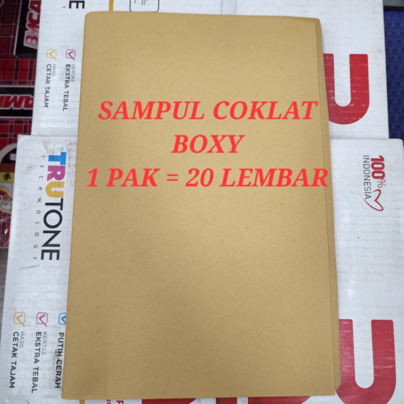 

Sampul Polos Coklat Boxy / Sampul Polos Samsons B5 (1 Pak = 20 Lembar)