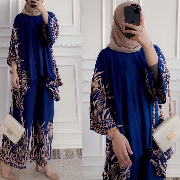 Langsung Beliii.. Ndombos - Setelan Sekar Jumbo Set Big Set Waka Waka Rayon Jumbo LD 140 One Set Jum