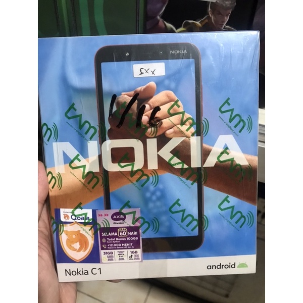 NOKIA C1 ANDROID RAM 1/16 GB BARU ORIGINAL GARANSI RESMI