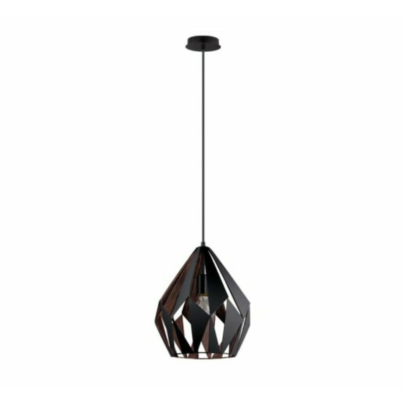 EGLO LAMPU GANTUNG HIAS CARLTON D-31 HITAM/PENDANT LAMP ACE HARDWARE/LAMPU INTERIOR LANGIT-LANGIT