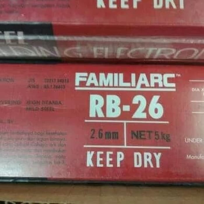 kawat las kobe rb 2,6 rb 2,6mm 2,6 mm 2.6mm 2.6 mm 5kg