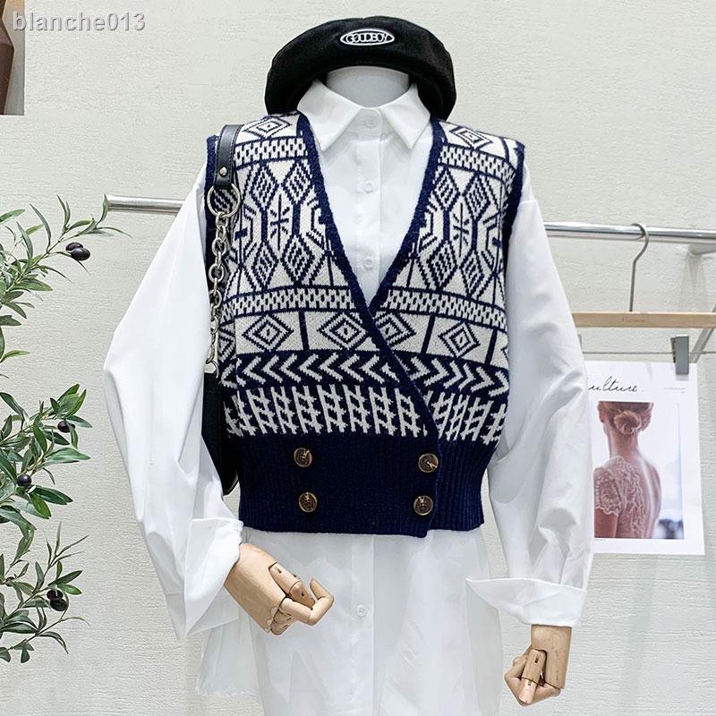 Retro Vest Rompi V-neck