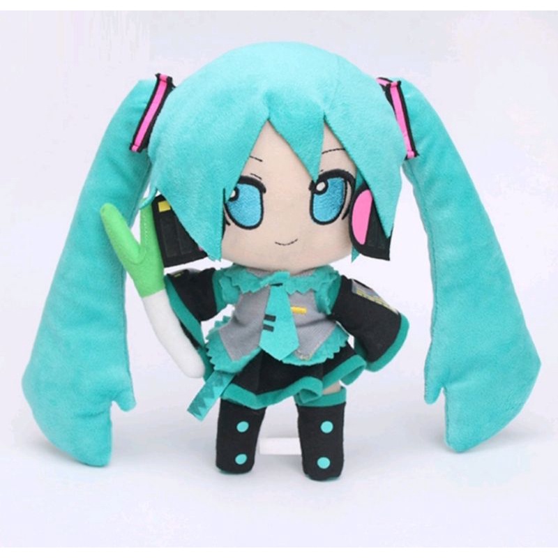 Boneka Hatsune Miku. Boneka Anime Vocaloid. Hatsune Miku Leek Plushie Plush Doll