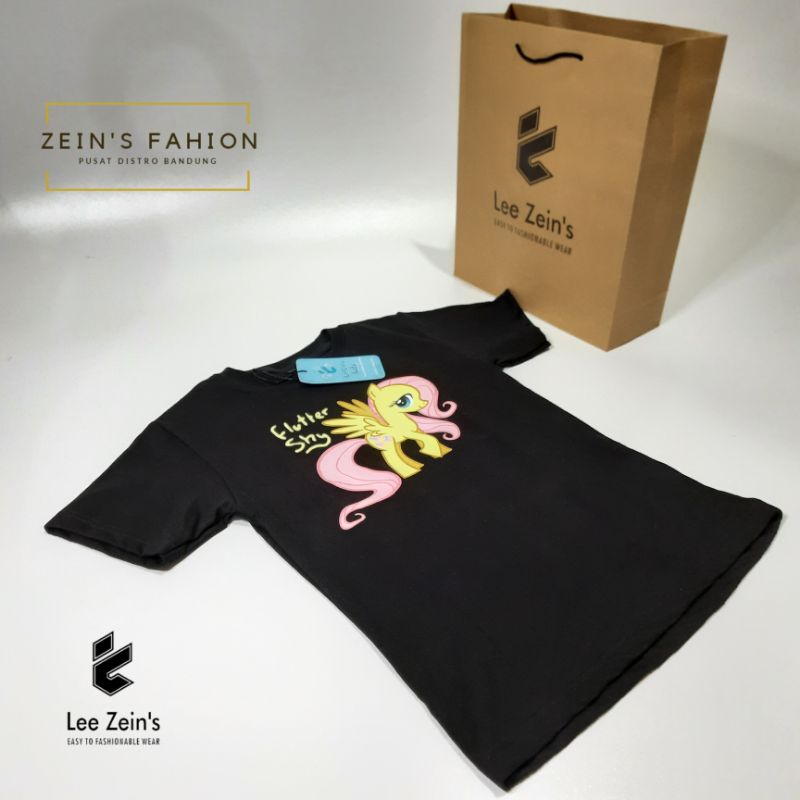 Original Lee Zein's Kids , Kaos anak karakter kuda poni