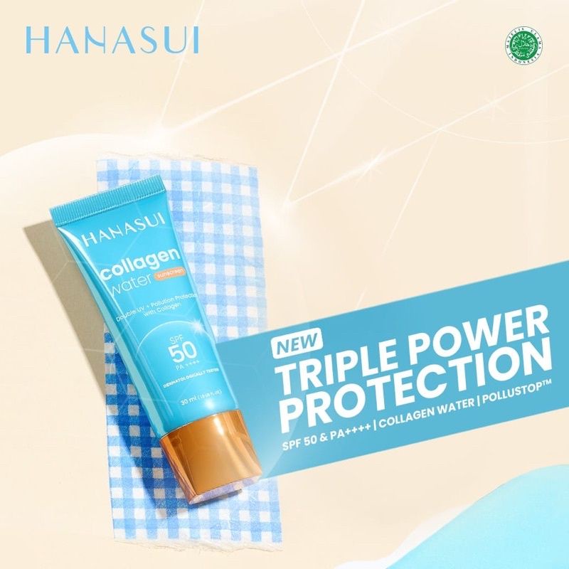 Hanasui collagen water sunscreen spf 50pa++++