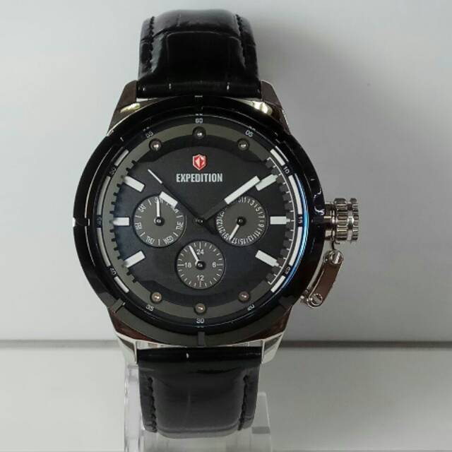 Jam Tangan Expedition e6765 ladies silver black