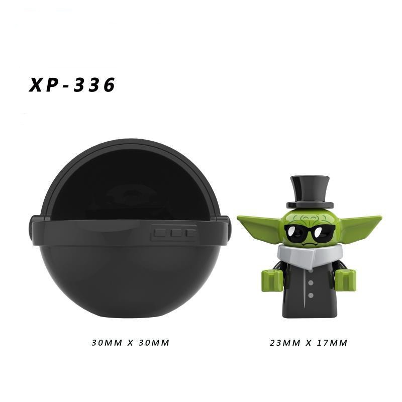 1pc Mainan Balok Bangunan Mini Figure Karakter Star Wars Yoda In The Space Kapsul Untuk Hadiah Anak