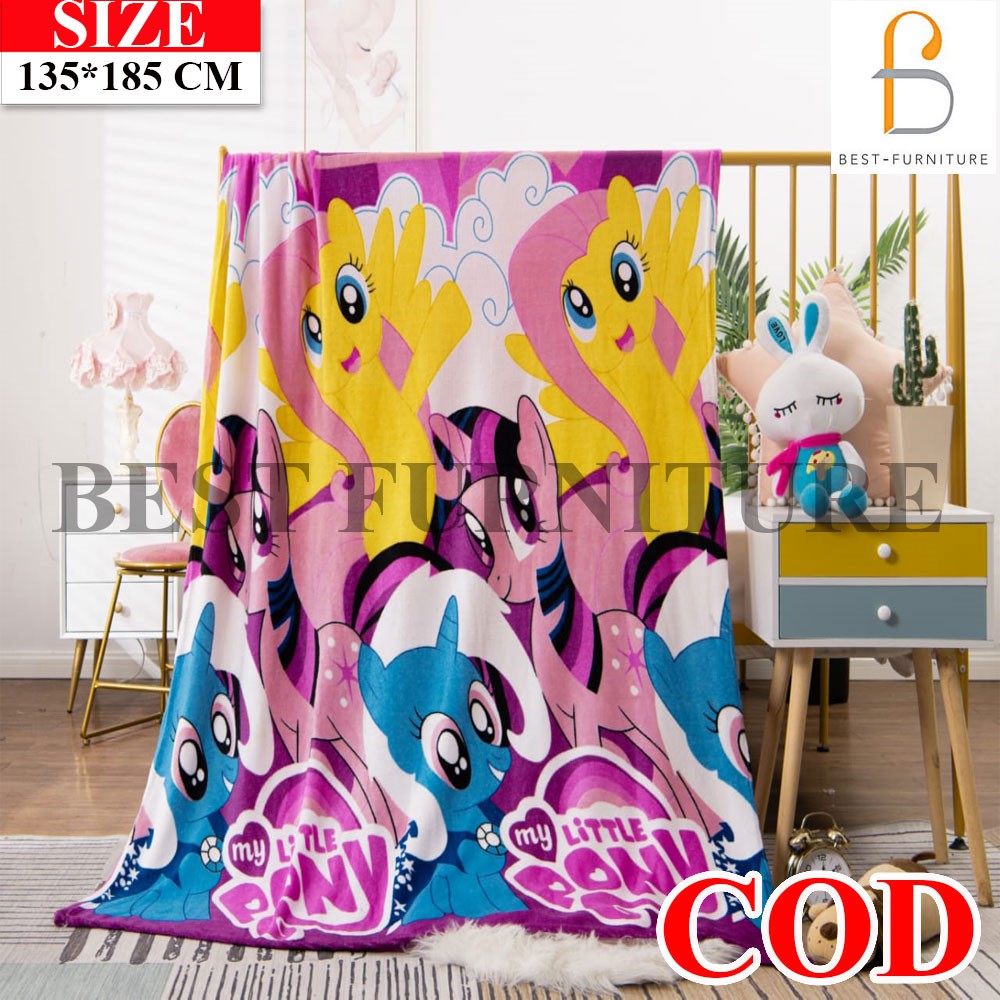 COD BEST Selimut Anak Karakter Selimut Bulu Halus Super Lembut uk 150x200