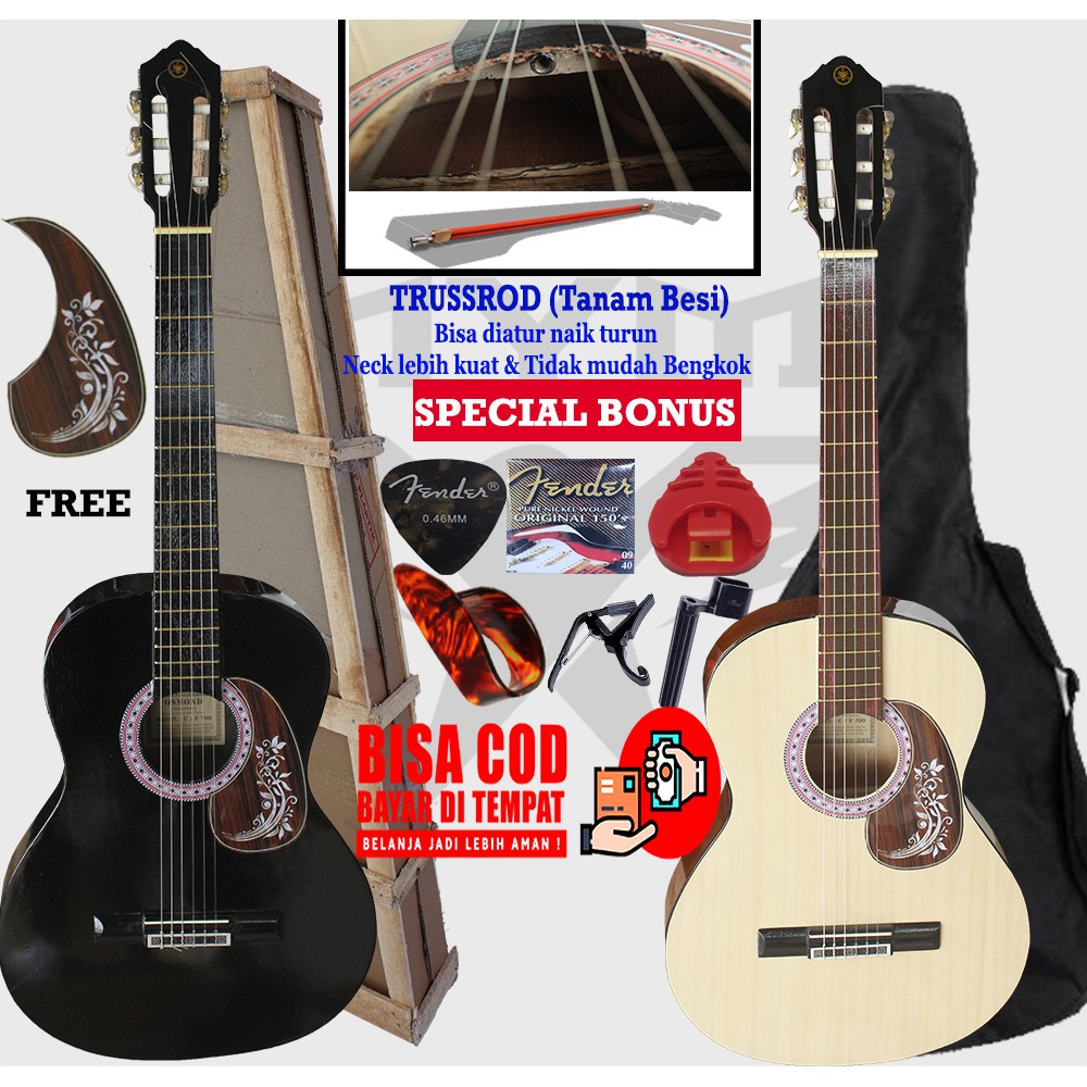 Gitar Akustik pemula senar nilon Tanam Besi | Shopee Indonesia