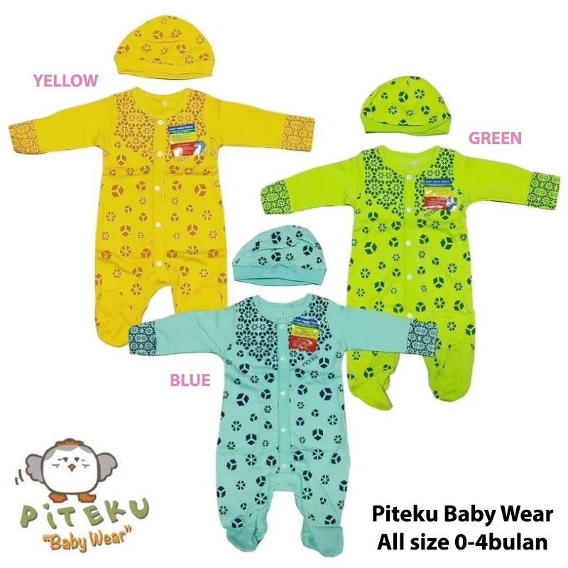 Jumper Koko Baju Muslim Bayi Laki Laki Baju Koko Bayi Newborn Piteku Baby Wear