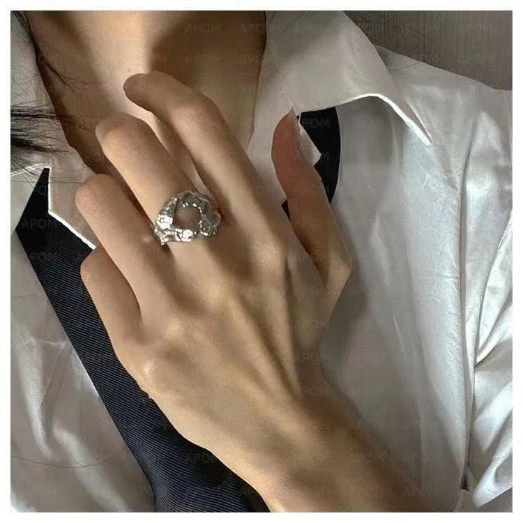 Cincin Model Terbuka Adjustable Gaya Korea