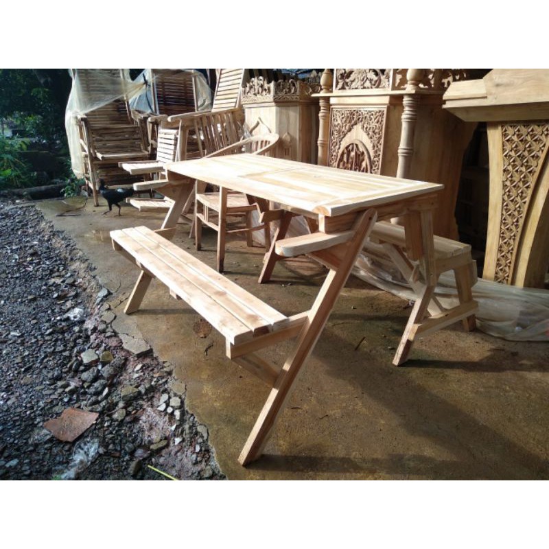 KURSI TAMAN LIPAT / KURSI TERAS LIPAT / KURSI KAFE / KURSI IKATAN CINTA