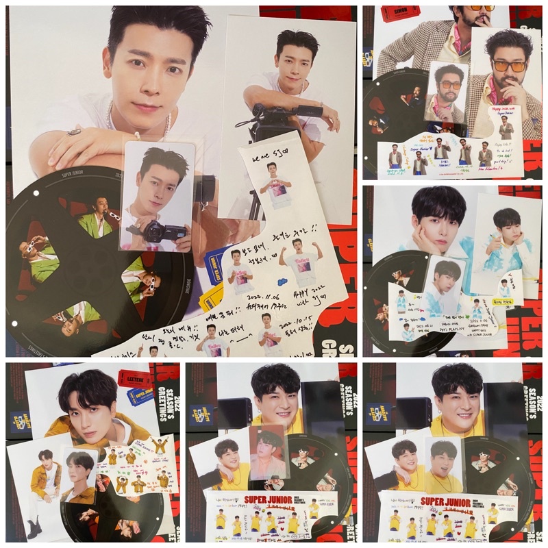 SHARING Super Junior SG2022 Season Greeting Benefit Aladin SMTown 2022 Kyuhyun Eunhyuk Leeteuk Shind