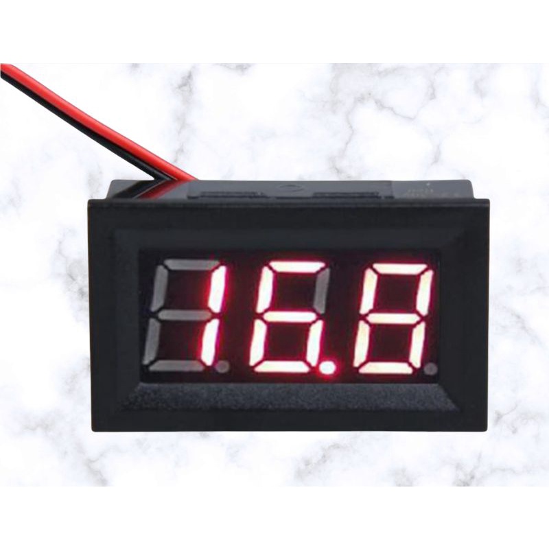 VOLL METER DC 0.56&quot; DISPLAY 4.5-40VOL RED