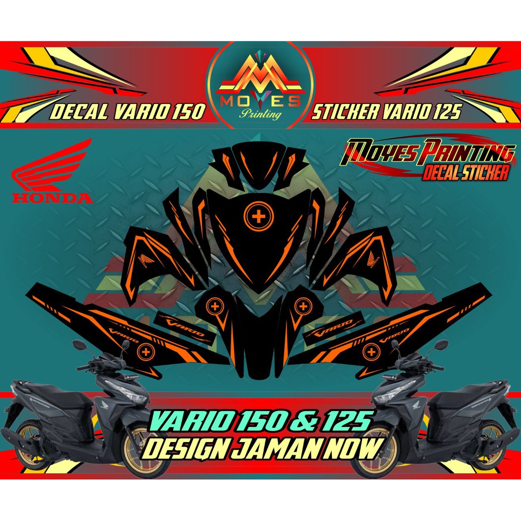 Decal stiker vario 125-150 decal vario 150-125 stiker motor vario 150 stiker full body vario 150-125