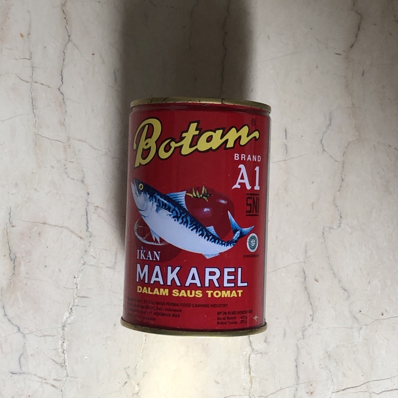 

BOTAN SARDEN MAKAREL 480gr