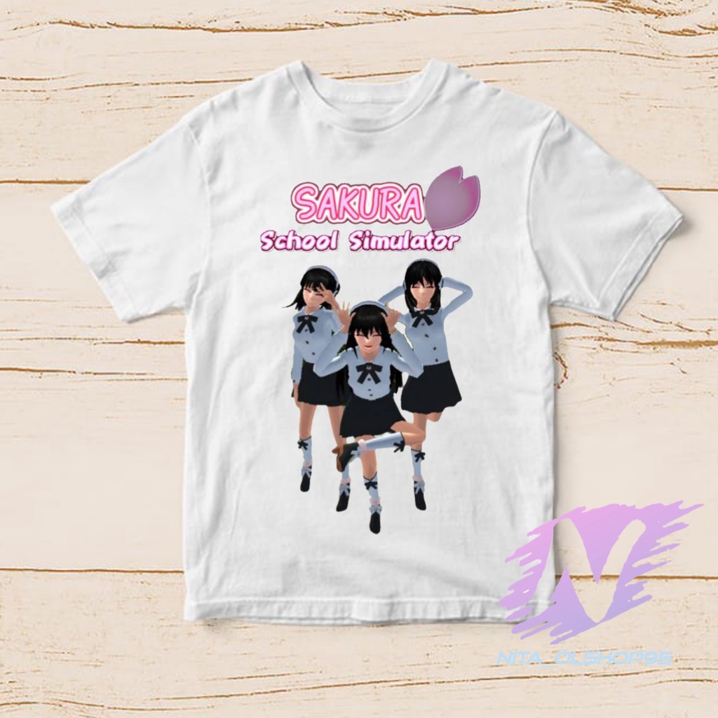 baju kaos anak sakura school simulator kaos sakura