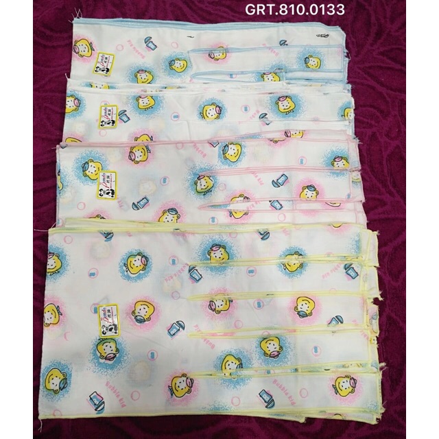 6pcs!! Gurita bayi motif hello kitty katun prima halus