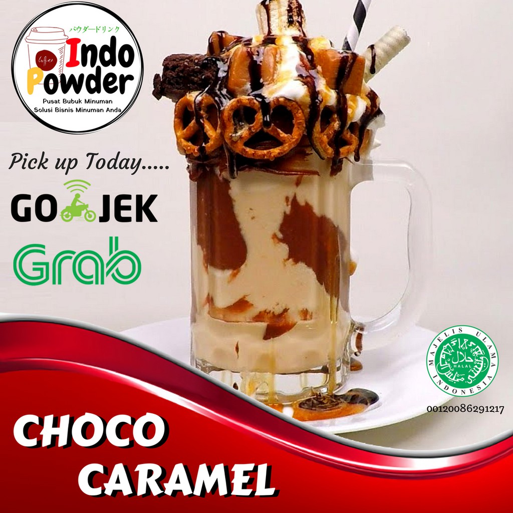 Choco Caramel Powder 1 Kg / Bubuk Minuman Coklat Caramel 1 Kg / Choco Caramel / by Chozo
