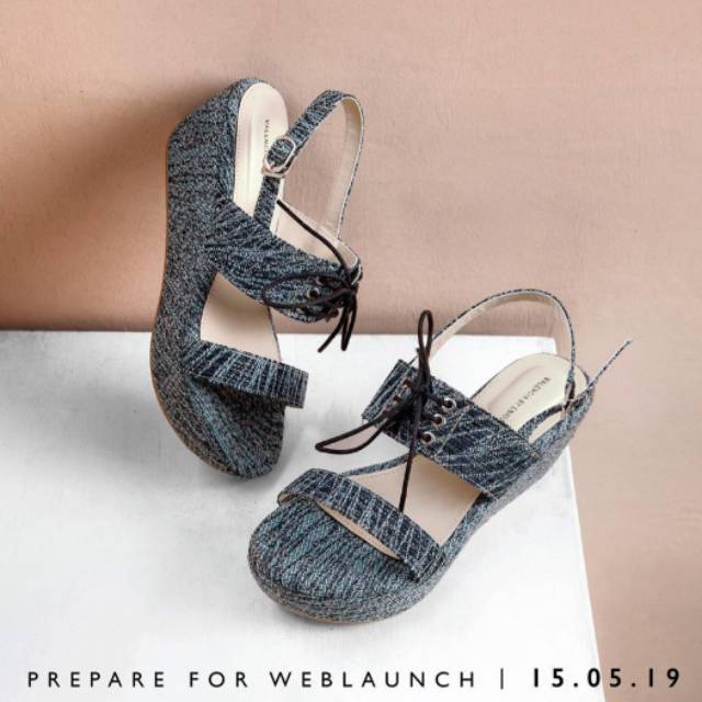 Valencia by Enrica Constance Wedges Blue