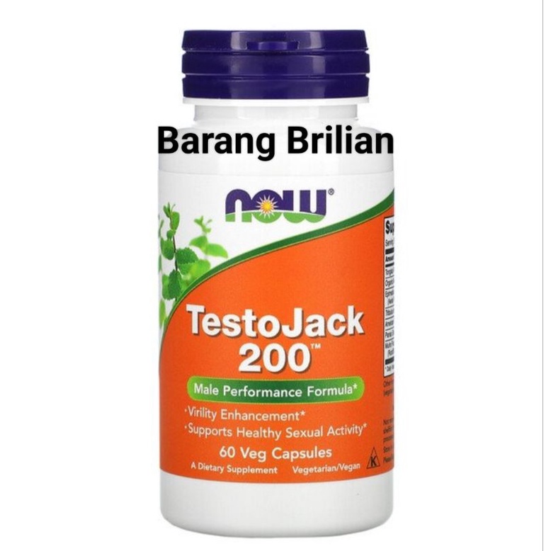 Now Foods Testojack 200 mg 60 120 VegCaps