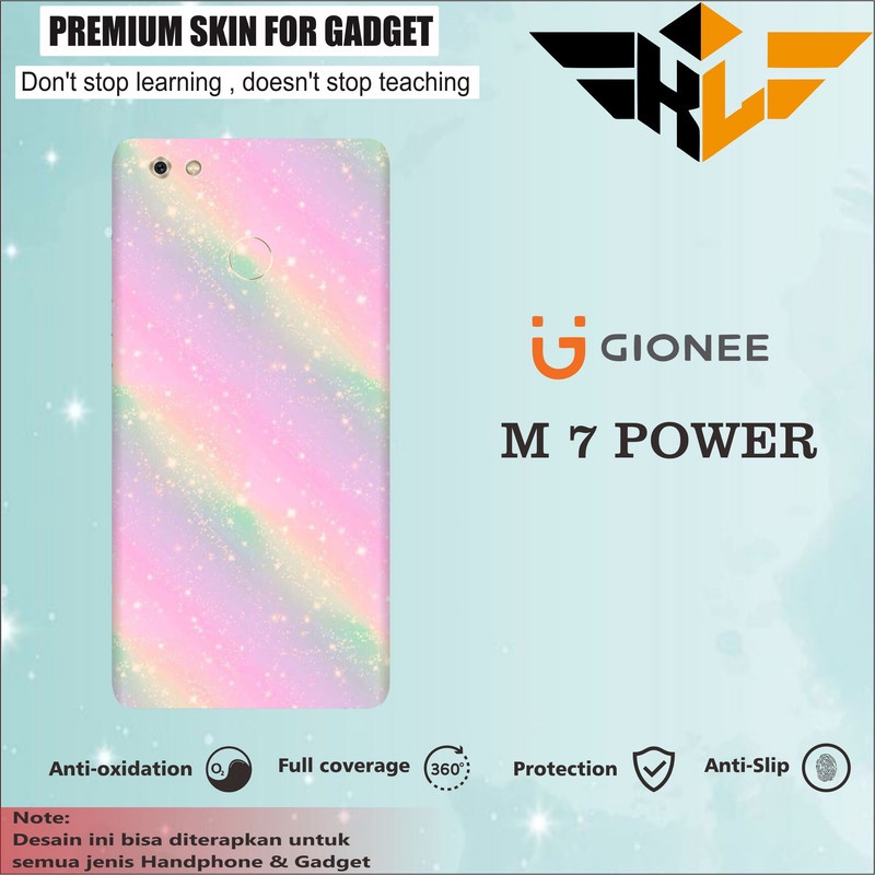 Beli 1 Geratis 1 SKIN HANDPHONE GIONEE M7 POWER RAINBOW