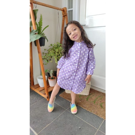 Afsheenastore Tunik Anak Perempuan Minie Polka By Little Aruma