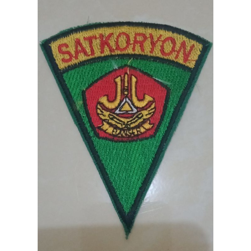 badge bordir provost banser,satkoryon ,satkorcab