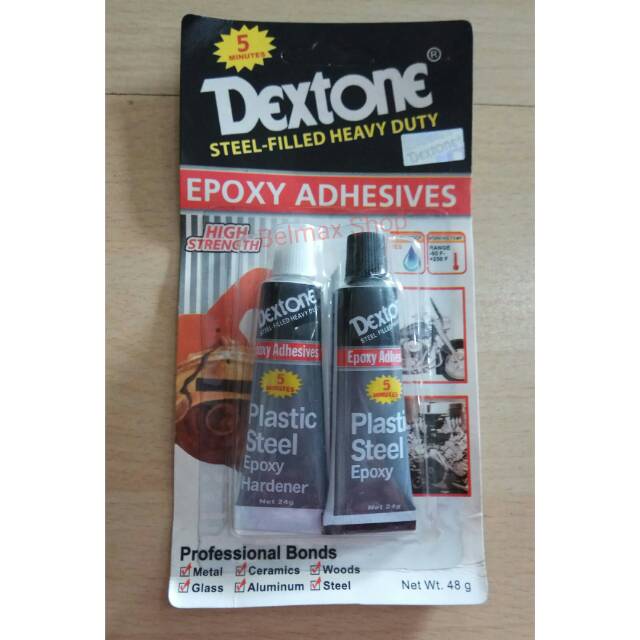 

Lem Besi Dextone Campur / Epoxy Adhesives 5 Menit Kering