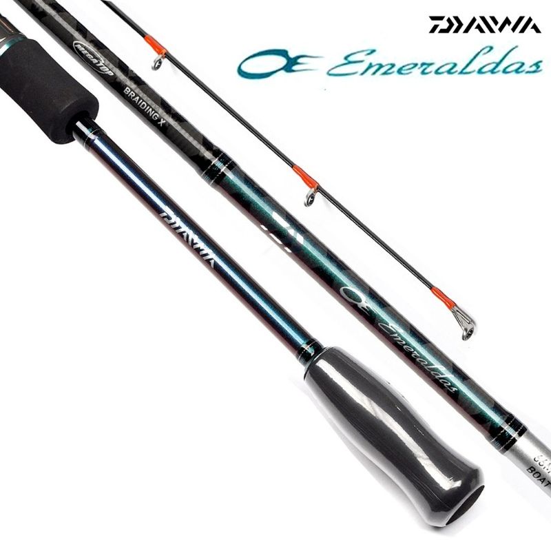 Joran Daiwa Emeraldas | Ring full Fuji | Casting Cumi | Eging rod | Sambung 2 | Silakan pilih ukuran