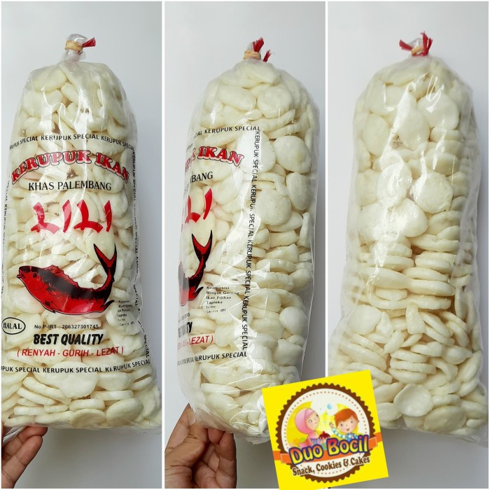 

Q0121Sa Kerupuk Ikan Khas Palembang Lili 200 Gram - Gurih - Koin D5qs44