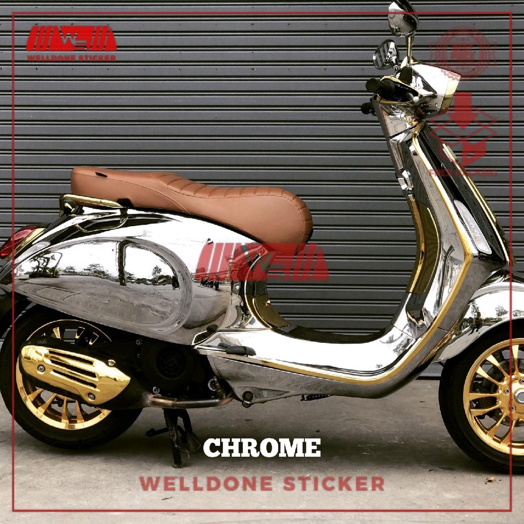 Jual Stiker Motor Skotlet Chrome Mirror High Qualitg Merk Profik