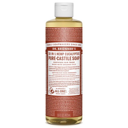 Dr. Bronner's Pure Castile Liquid Soap Eucalyptus - 473 Ml