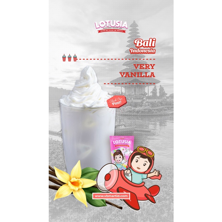 1 kg Lotusia VERY VANILLA (FRAPPE) Drink Premix