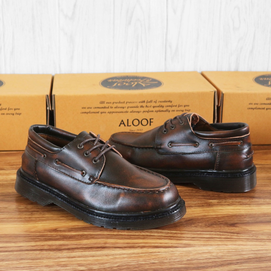 Aloof SAPATH - Sepatu Derby Pria Kulit Asli Original Indonesia