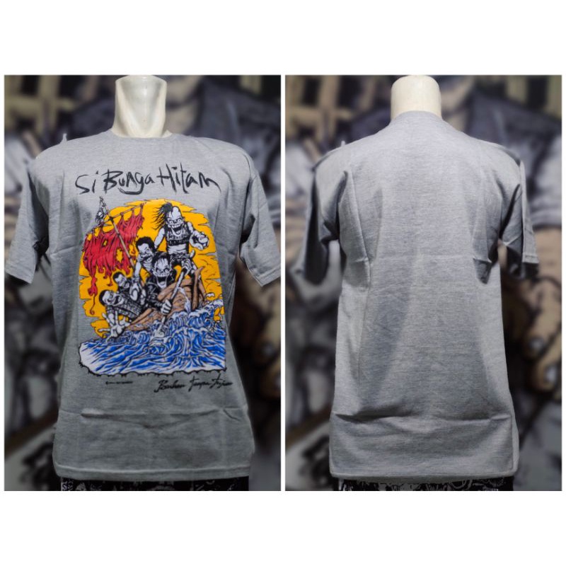 kaos punk si bung hitam,kaos band punk bunga hitam,kaos official bunga hitam