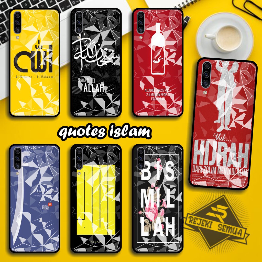 softcase diamond QUOTES ISLAM Xiaomi Redmi 3 4a 5a 6 6a 7 7a 8 8a Pro 9 9a Note 3 4 5 6 7 8 [RS]817