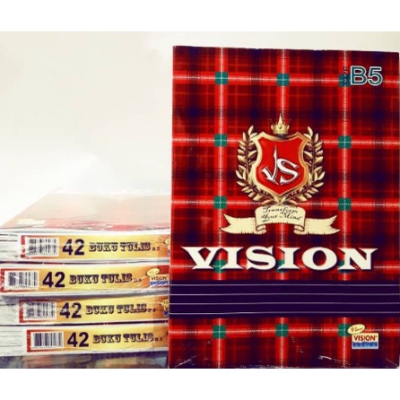 

BUKU TULIS VISION BOXY B5 42 LEMBAR