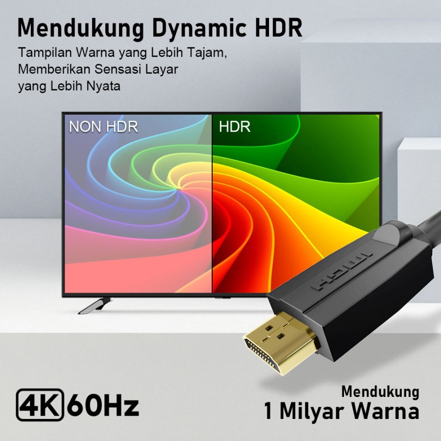 Kabel HDMI 4K Ultra HD HDR ARC High Speed Quality 10 Meter PX HDMI-10