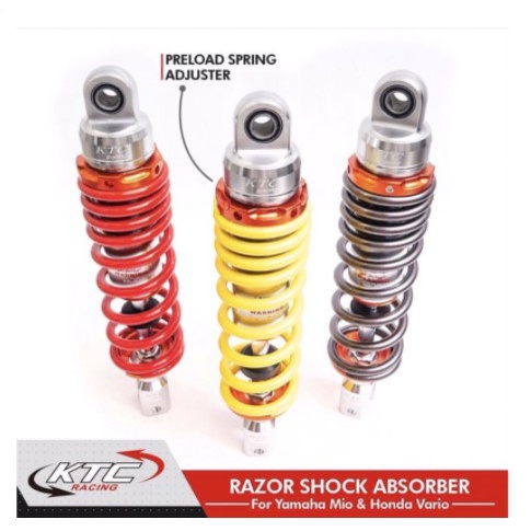 Shock Matic Shockbreaker KTC Racing Razor Mio Lexi Beat Vario Click Vario 125 150 Genio Scoopy 300mm 325mm Universal